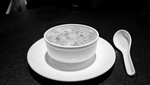 Chicken Burnt Garlic Soup