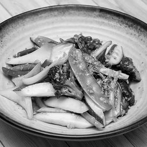 Stir Fried Vegetables With Burnt Garlic