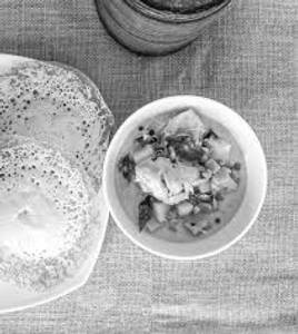 Appam 3 nos + chicken stew