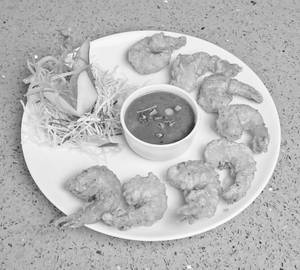 Golden Fried Prawns