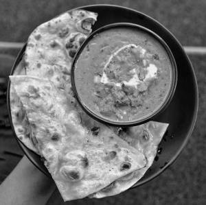 Butter chicken and 2 Naan