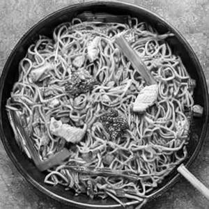 Chicken Pan Fried Noodles