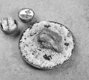 Chicken Biryani  With Salan And Raita and Sweet  ( Haya )