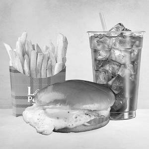Egg Burger + Small Fries + Drink (regular)