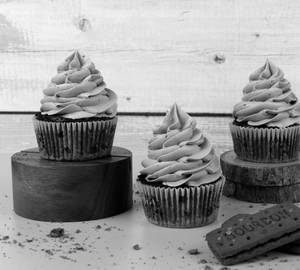 Bourbon decadence cupcake