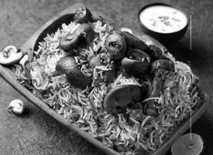 Mushroom Biriyani