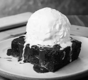 Brownie with Vanilla