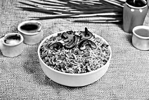 Mushroom Fried Rice