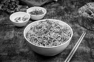 Schezwan Gobi Fried Noodles