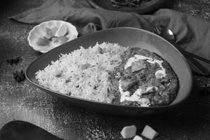 Paneer Tikka Masala Rice Bowl + Pickle + Salad
