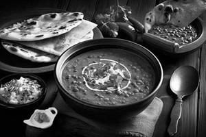 Dal Makhani + Any Choice Of Bread + Salad + Pickle