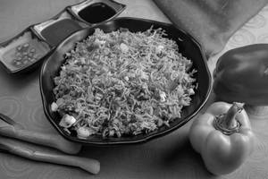 Veg Triple Schezwan Fried Rice