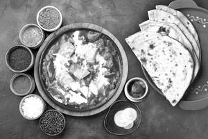 Kadhai Paneer + Any Choice Of Bread + Salad + Pickle