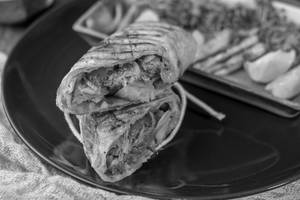Vegan Angaara Chaap Wrap (no Dairy)
