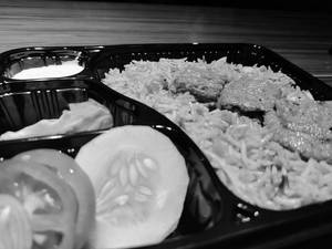 Fried Rice+ Afghani Kebab(3 Pcs) + Salad+ Sauces Meal