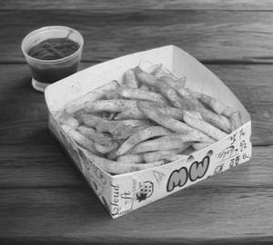 Peri peri fries with peri peri sprinkle