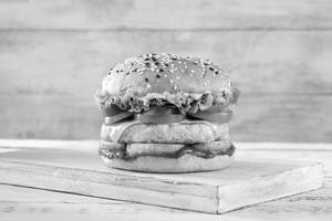 Cheese Chicken Quarter Pounder Burger