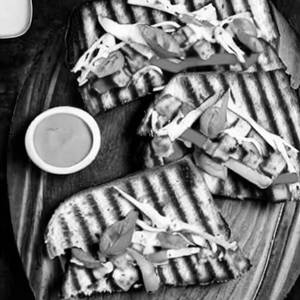 Paneer Toasty  Open Sandwich