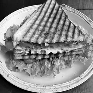 Veg Club Grilled Sandwich