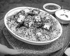 Kaju Paneer Biryani