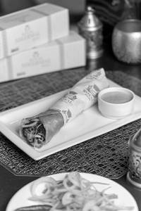 Chicken Zafrani Tikka Roll
