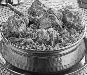 Kritunga Mutton Biryani (bone)
