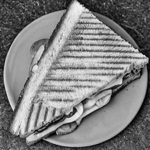 Mushroom Cheese Sandwich