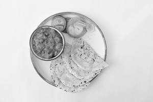 Dhingri Mutter Masala With 4 Butter Tawa Roti