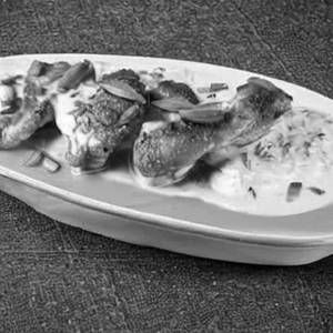 Chicken in Egg White Sauce