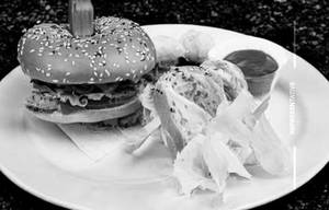 Three Chicken Club Bagel