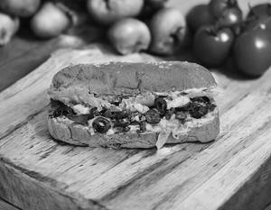 Mushroom Alfredo Sandwich