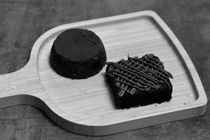 Choco Lava + Nutella Brownie