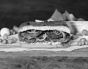 Hariyali Kebab Sandwich