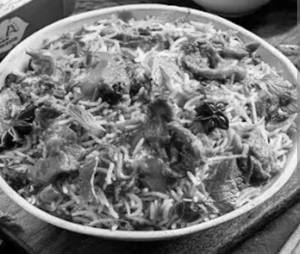 Dum Butter Chicken Biryani (bl)