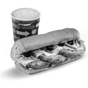Cheesy Potato Delight Sandwich (15cm) + Coffee