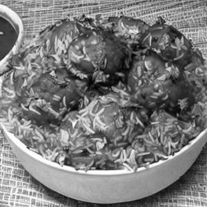 Chicken Manchurian Biryani Regular