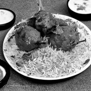 Mini Chicken Kabab Biryani