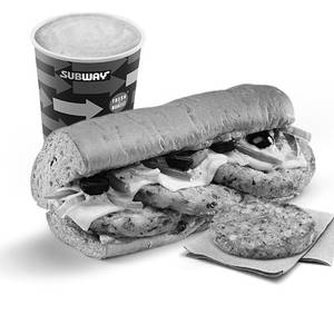 Cheesy Potato Delight Sandwich (15cm) + Coffee + Hashbrown