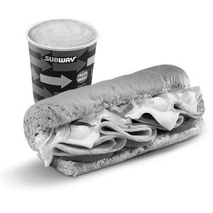 Chicken N' Cheese  Sandwich (15cm) + Coffee