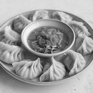 Veg Steam Momo (8pcs)