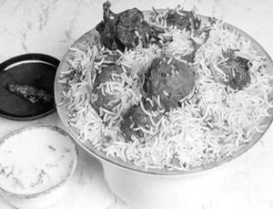 Double Gosh Mutton  Biryani