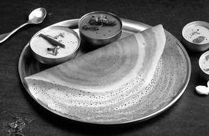 Ghee Garlic Dosa