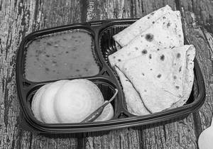Dal Makhani With 3 Plain Roti And Salad