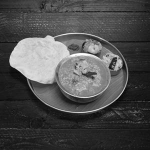 Rasam Rice +  Veg Poriyal