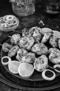 Prawn Cheese Onion Rosemary Malai Tikka