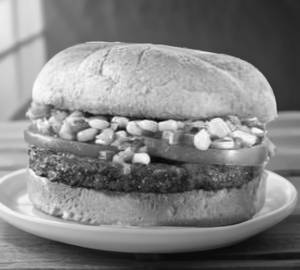 Sapinch & Corn Cheese burger