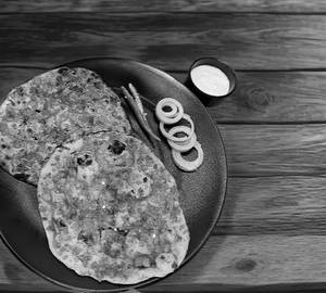 Onion paratha  (whole wheat)