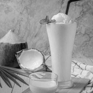 Tender Coconut Milk Shake { Nature}