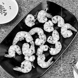 Mustard Garlic Prawns