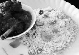 Basanti Polau + Chicken Kosa (2 Pc)